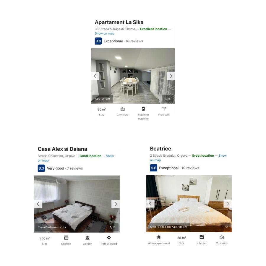 Apartament La Sika Orşova Esterno foto